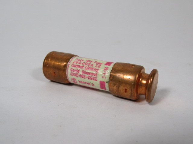 Gould Shawmut TR2-1/4R Time Delay Tri-onic Fuse 2 1/4A 250V USED