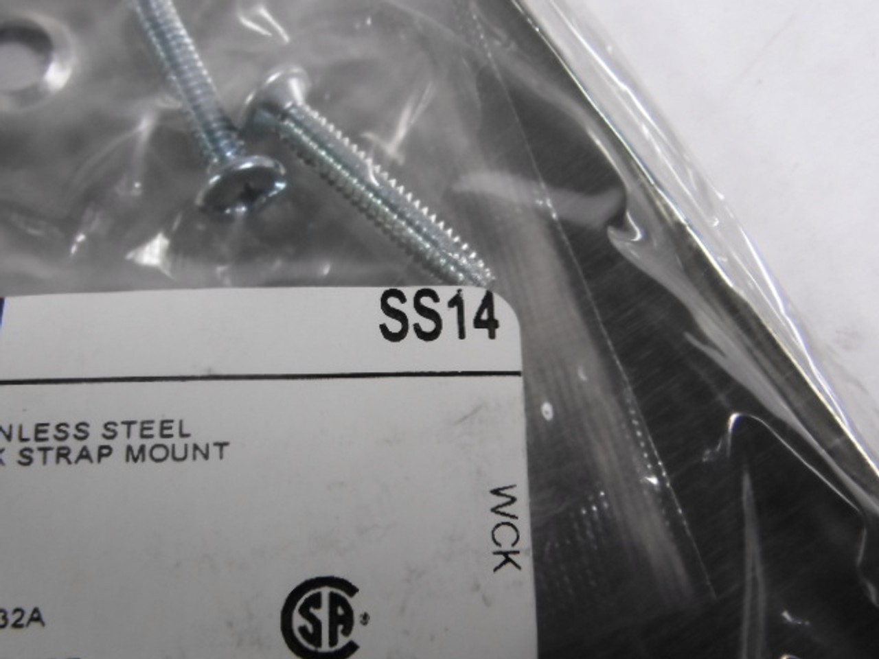 Hubbell SS14 Wallplate Stainless Steel NWB