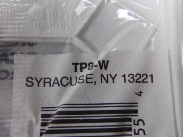 Pass & Seymour TP8-W Single-Gang Duplex Receptacle ! NWB !