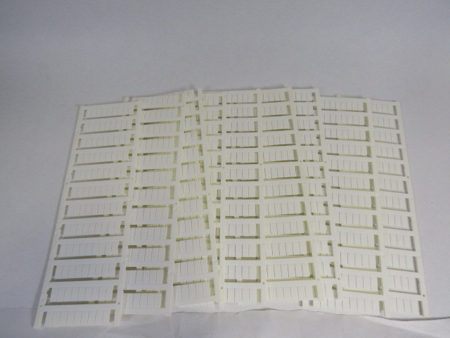 Weidmuller WS12/6.5 Terminal Markers Neutral 9x108 Labels ! NEW !