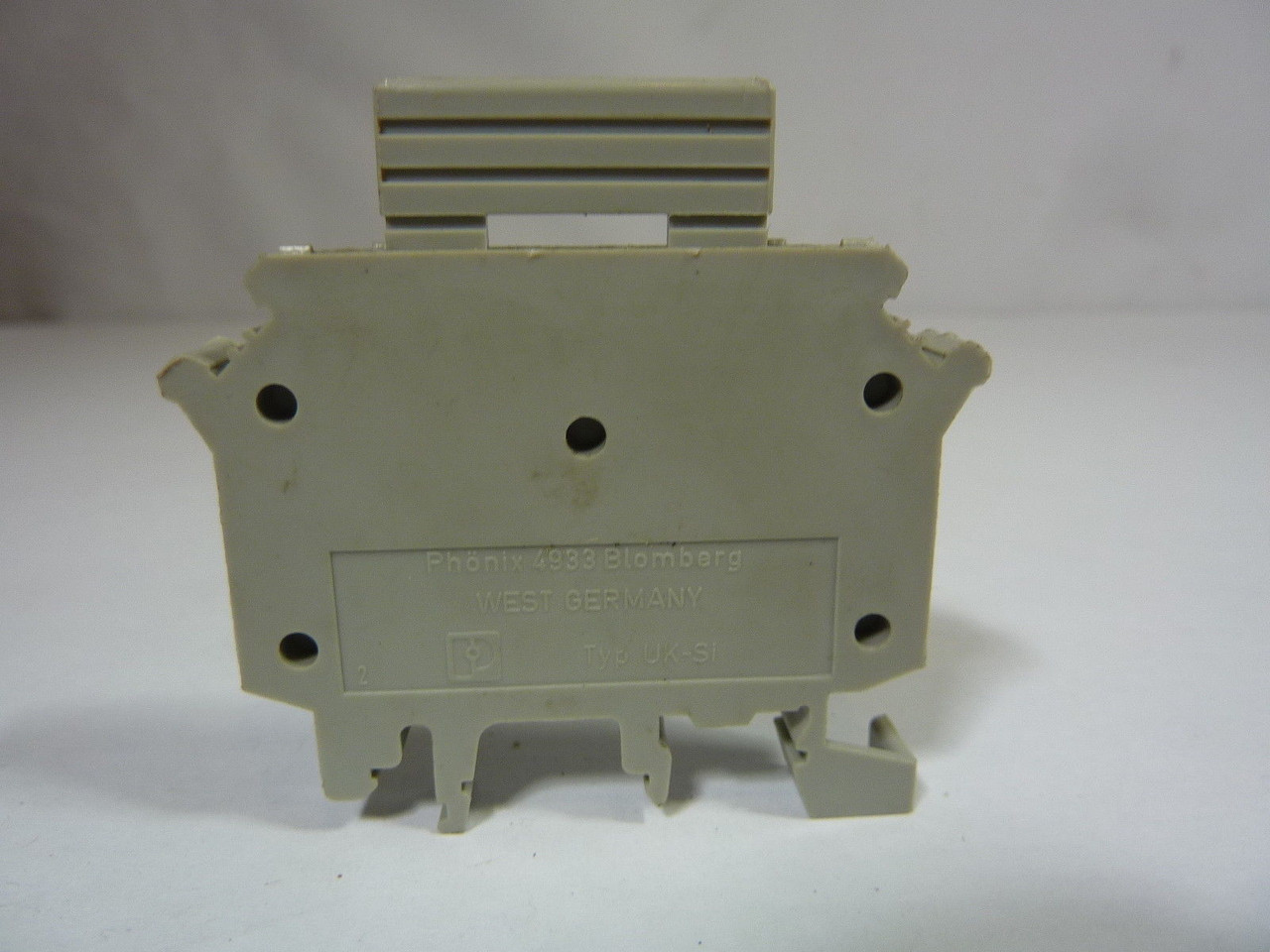 Phoenix Contact UK-SI Fuse Terminal Block for Cartridge Fuse Inserts USED