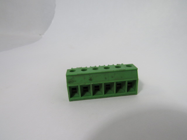Phoenix PC4/6-ST-7.62 Circuit Board Connector 6Pos. 20A 400/630V 7.62mm USED