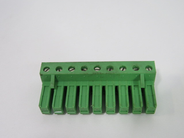 Phoenix PC4/9-ST-7.62 Circuit Board Connector 9Pos. 20A 400/630V 7.62mm USED