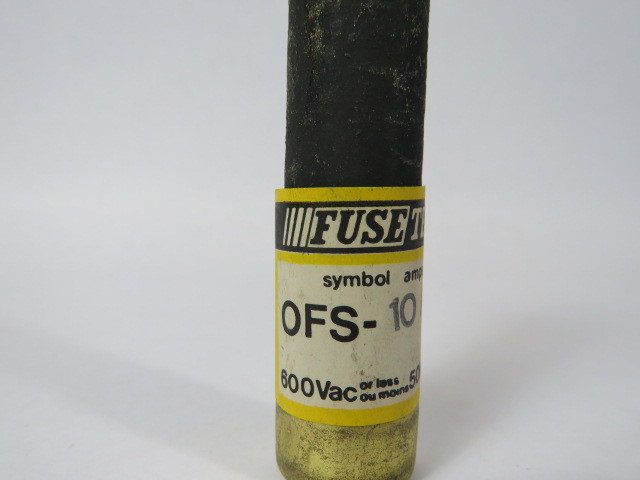 Fusetek OFS-10 Fuse 10A 600V USED