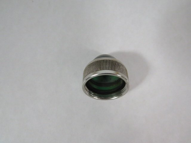 SQUARE D 9001-G2 Glass Pilot Light Lens GREEN 28mm USED