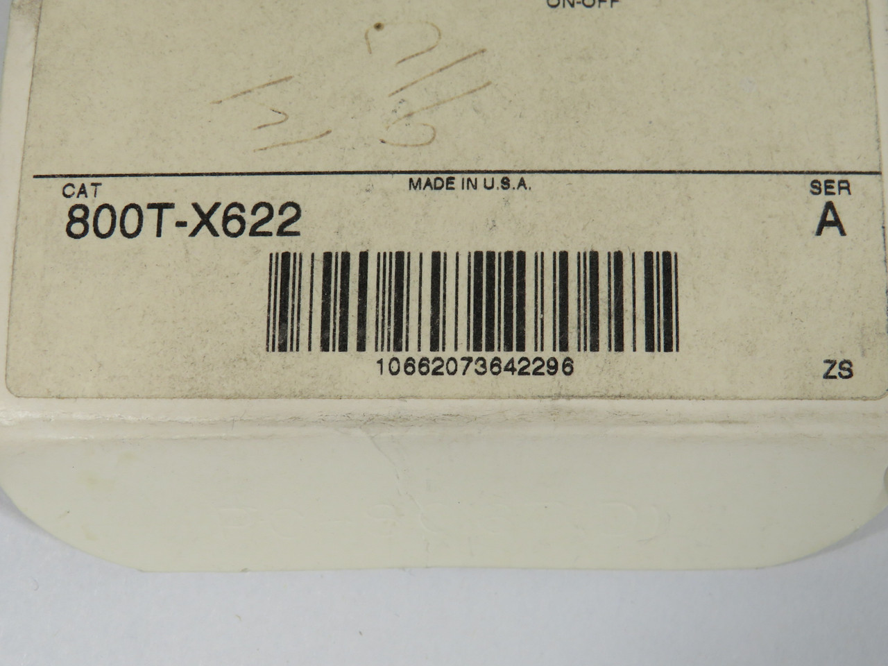 Allen-Bradley 800T-X622 Legend Plate Standard ON-OFF ! NEW !