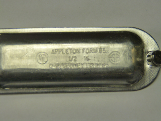 Appleton K50A Cover For Conduit Body 1/2in USED