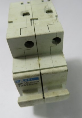 Sarel MF10-72812 Fuse Holder 25A 500V 2-Pole 10.3x38 USED