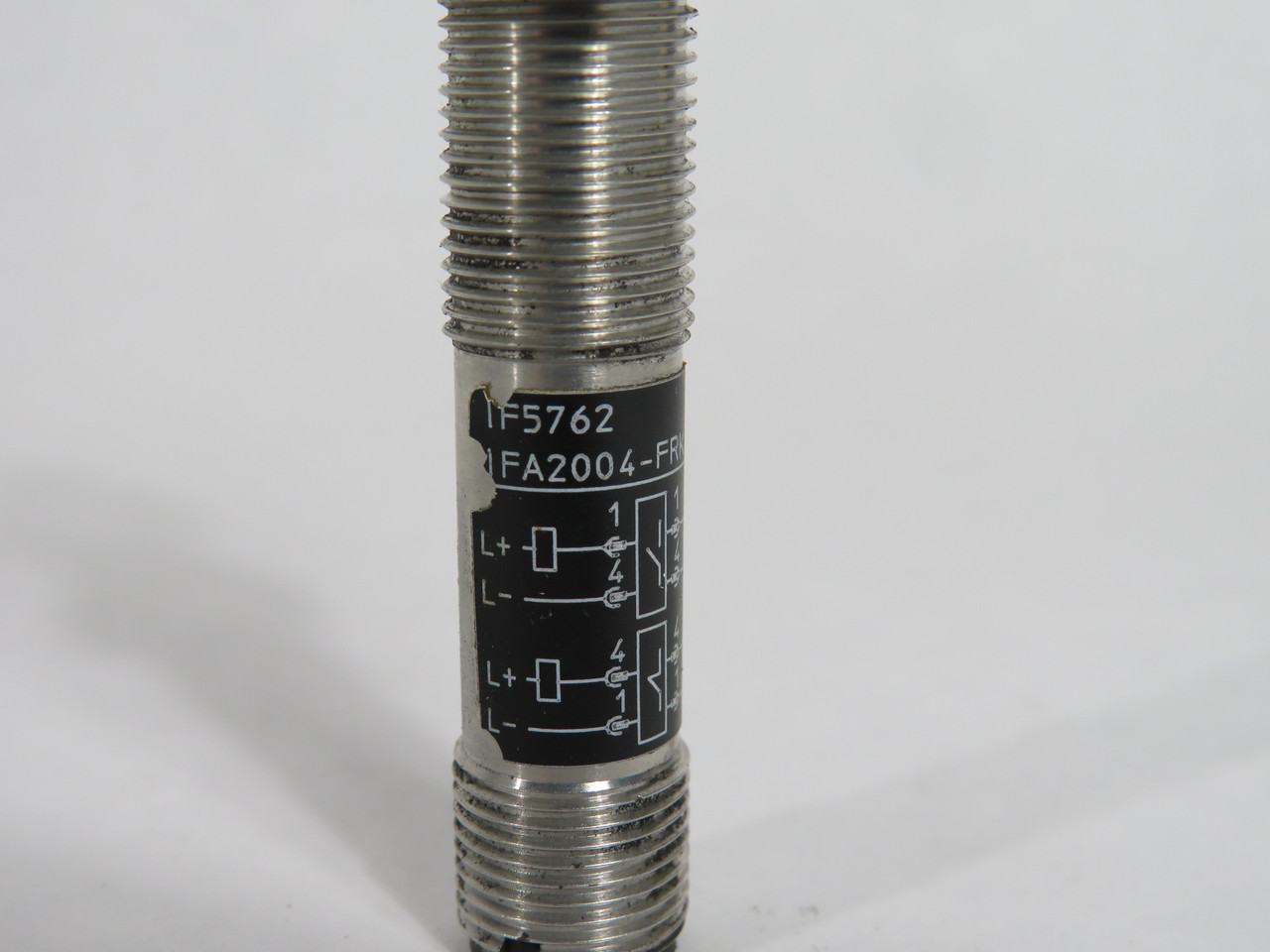 Efector IFA2004-FRKG/US IF5762 Proximity Sensor 10-55VDC 300mA LABEL DAMAGE USED