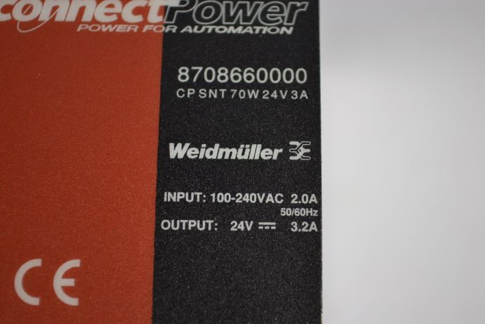 Weidmuller 8708660000 Switch-Mode Power Supply Unit 24V USED