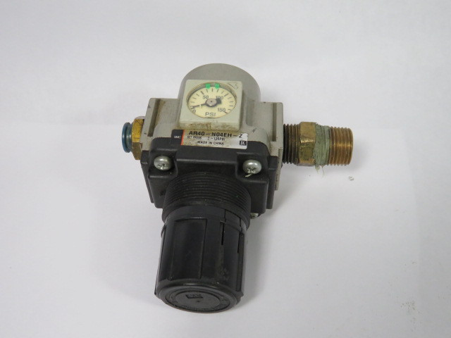 SMC AR40-N04EH-Z Modular Pressure Regulator 1/2"NPT 125PSI USED