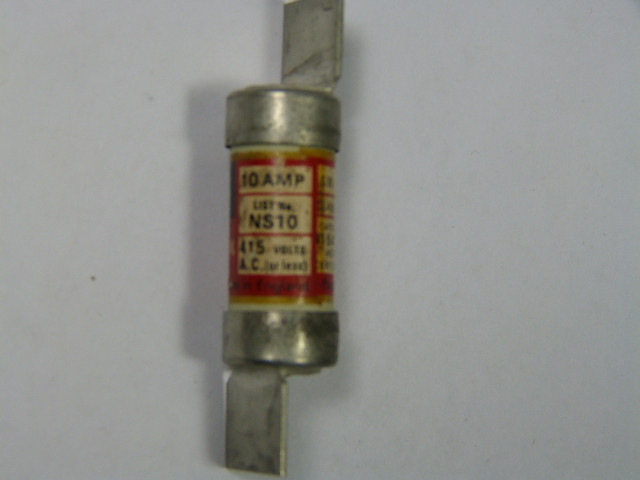 English Electric NS10 Fuse 10A 415V USED
