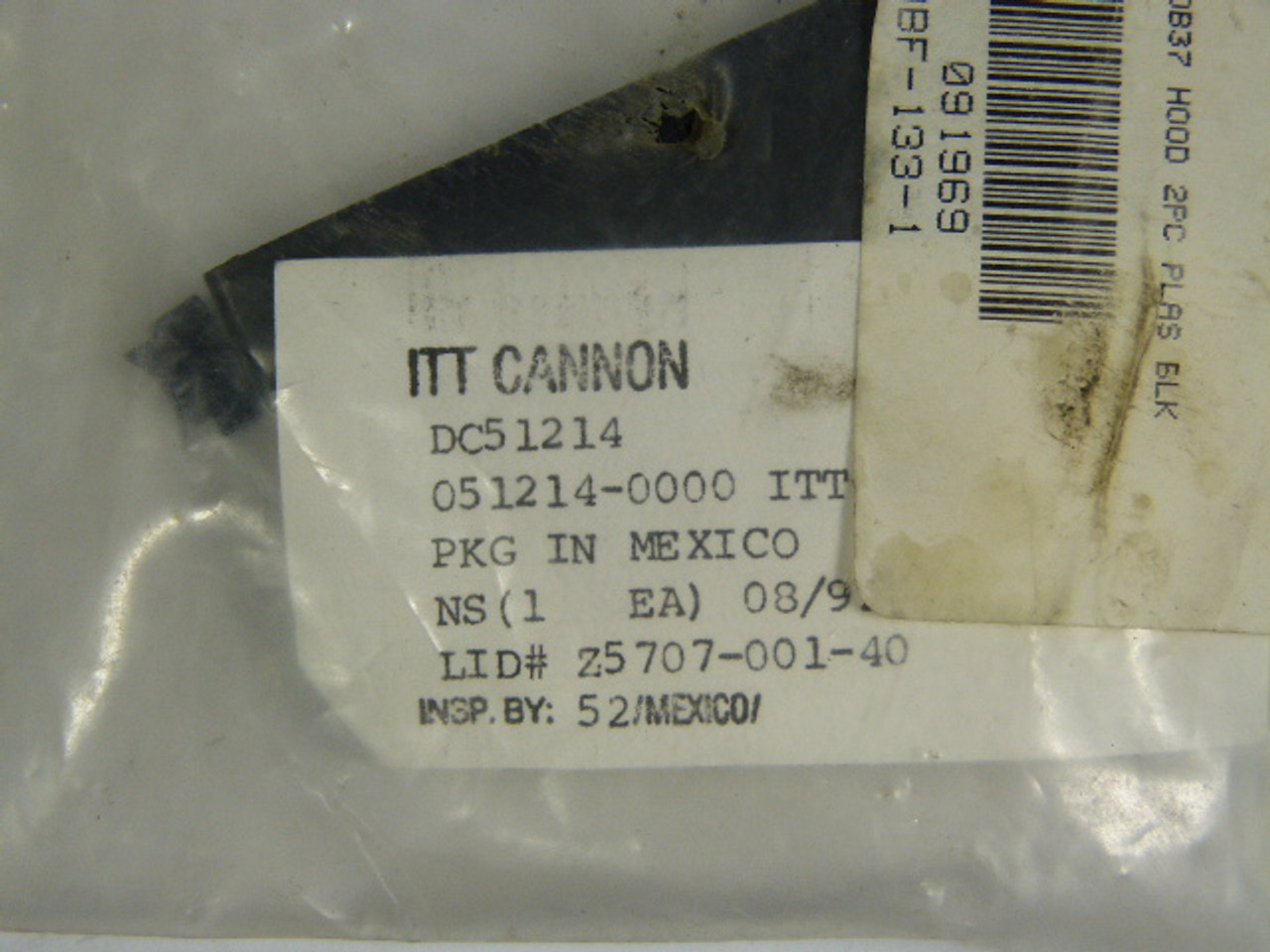 ITT Cannon DC51214 D-Sub Connector NWB