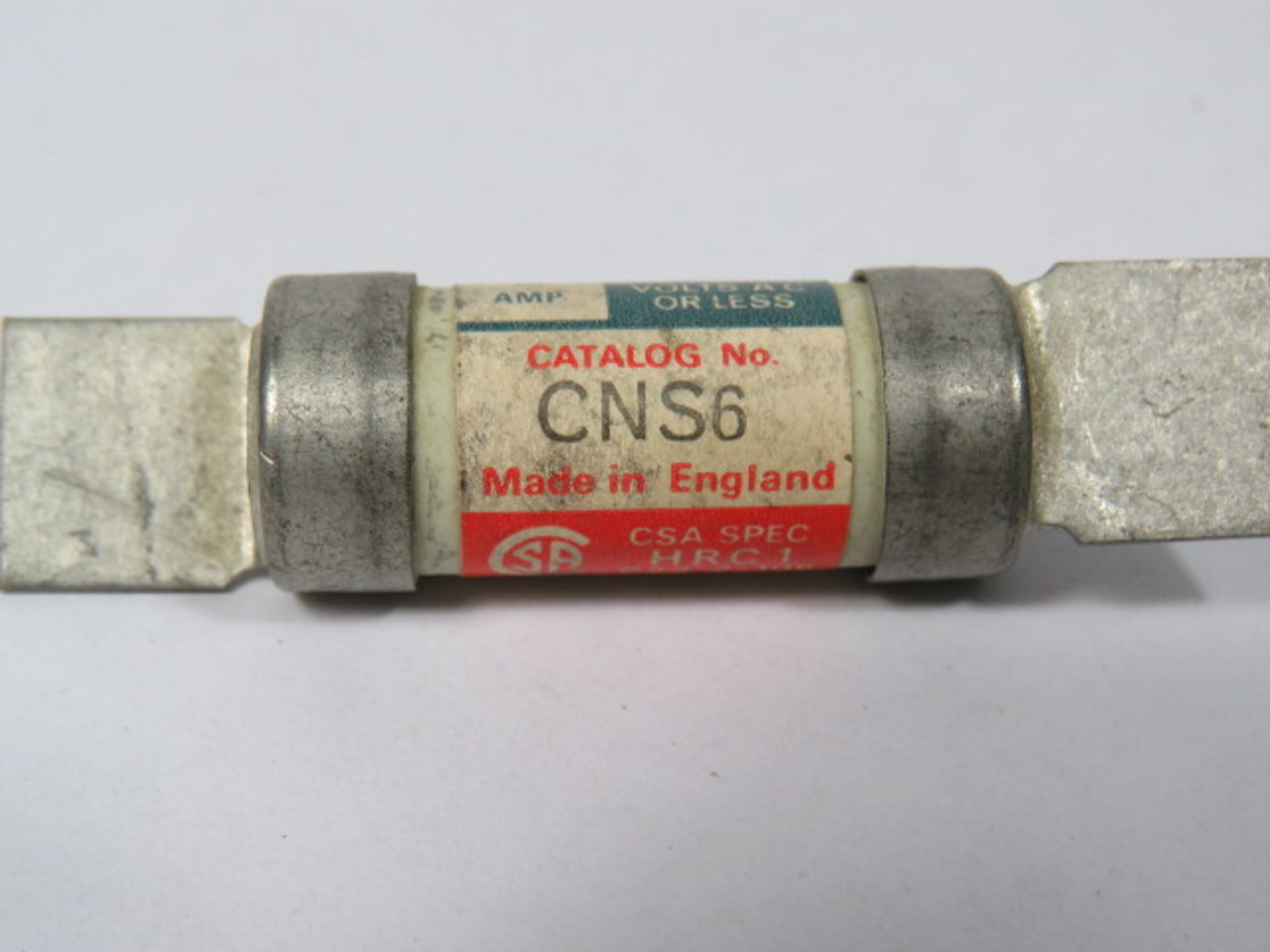 English Electric CNS6 Energy Limiting Fuse 6A 600V USED