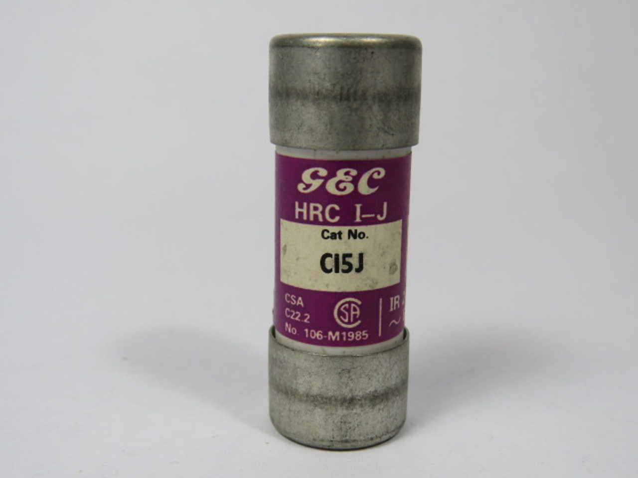 GEC C15J Fuse 15A 600V USED