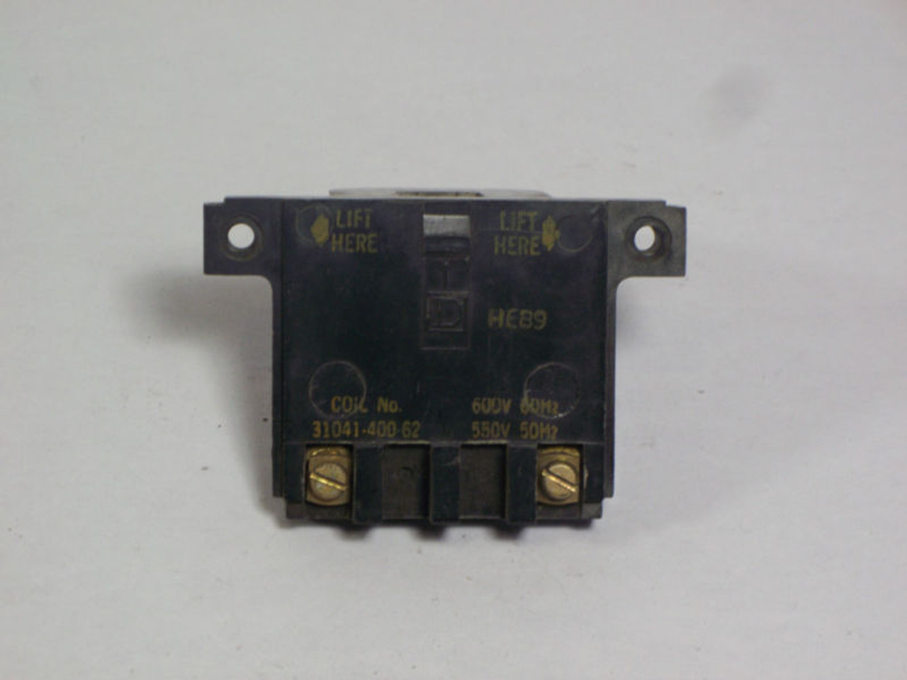 SQUARE D 31041-400-62 COIL SIZE1 600VAC USED