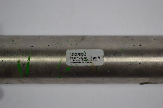 Parker 1.25DXPSR04.0 Double Acting Cylinder 1.25" Bore 4" Stroke 250 psi USED