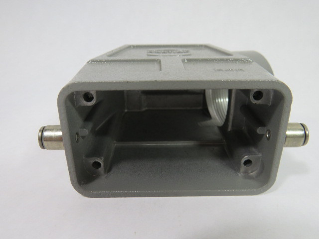 Harting 09300100543 2 Peg Connector Hood w/ Side Entry USED