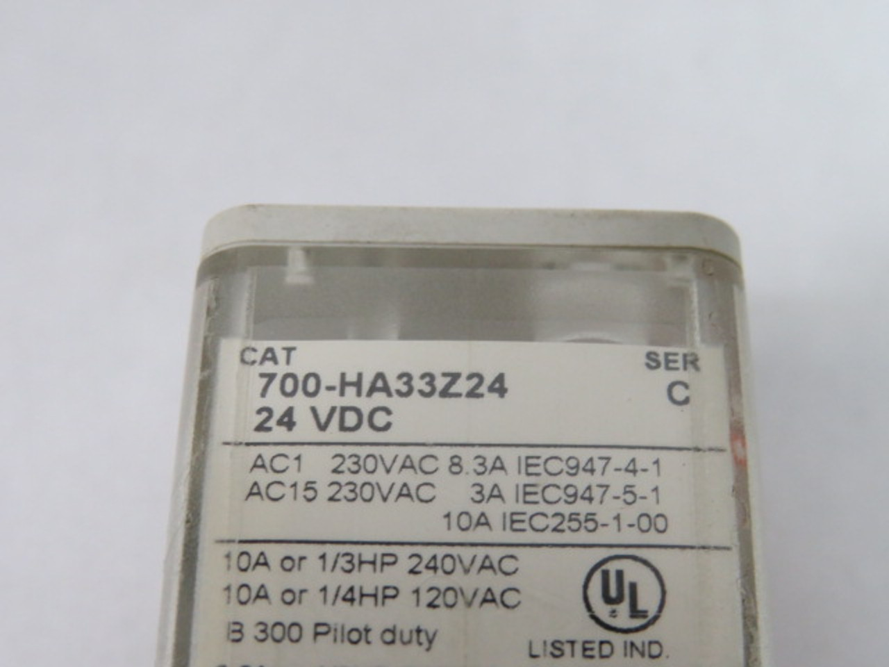 Allen-Bradley 700-HA33Z24 Series C General Relay 24VDC 10A 11Pin USED