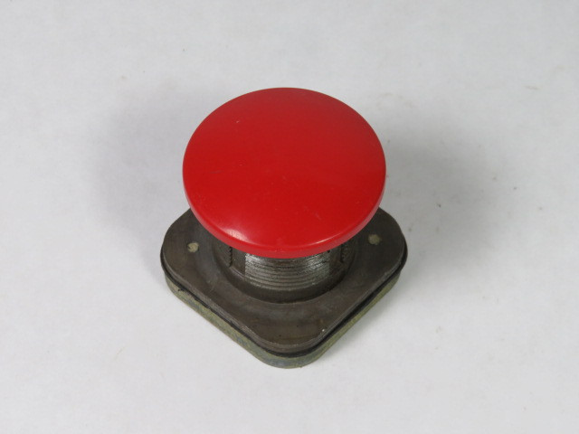 Allen-Bradley 800T-D6 Ser A Push Button Red Mushroom Head No Contacts USED