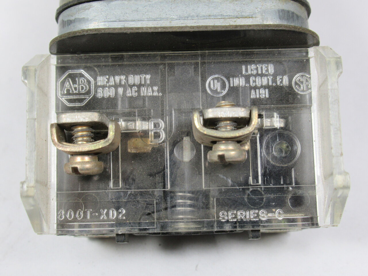 Allen-Bradley 800T-D6D2 Series N Push Button Red Mushroom Head 1NC USED