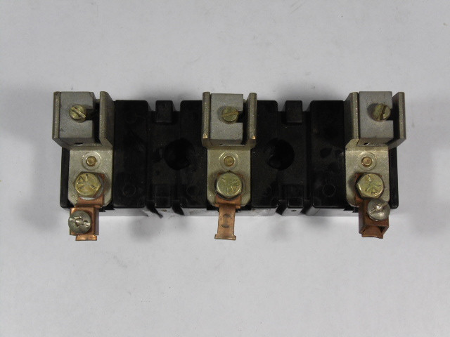 Allen-Bradley X-402886 Disconnect Fuse Block 100A 600V Max *Missing 1 Lug* USED