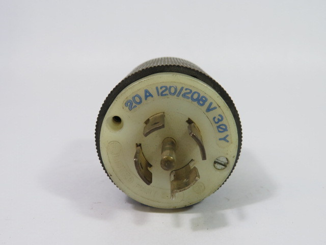Hubbell HBL2511CN Twist-Lock Plug 20A 120/208V 4P 5W USED