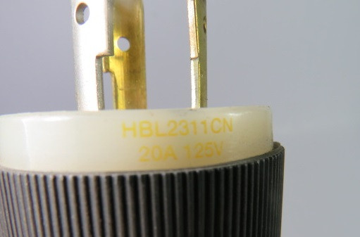 Hubbell HBL2311CN Insulgrip Twist-Lock Plug 20A 125V USED