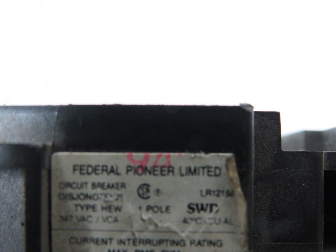 Federal Pacific HEW120 Circuit Breaker USED