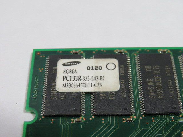 Samsung M390S6450BT1-C75 Ram 256MB USED