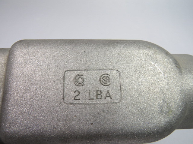 Thomas & Betts CILBA-2 Aluminum Fitting 2" W/ Cover USED