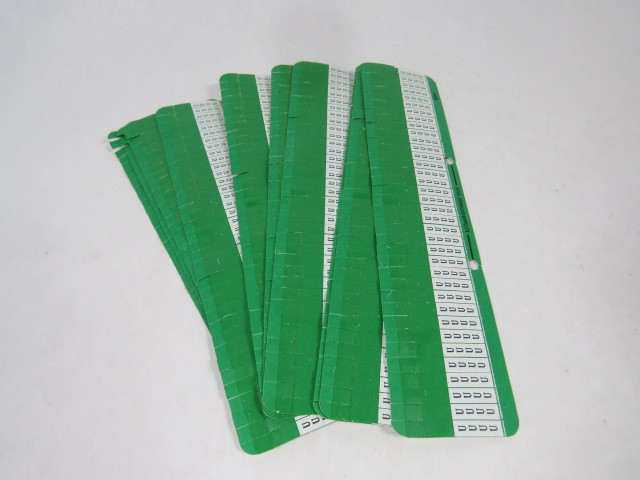 Thomas & Betts U Green E-Z-Code Wire Markers Lot of 11  NEW