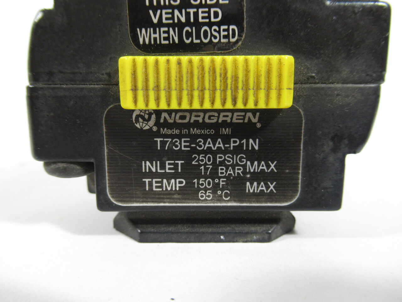 Norgren T73E-3AA-P1N Shutoff/Lockout Valve 250psig USED