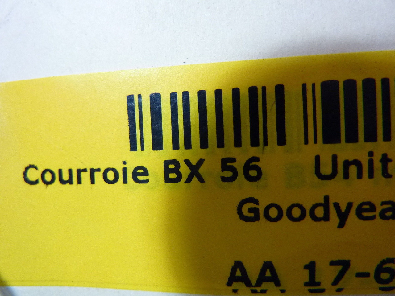 Gates BX56 V-Belt 59 Inch Single Rib ! NOP !