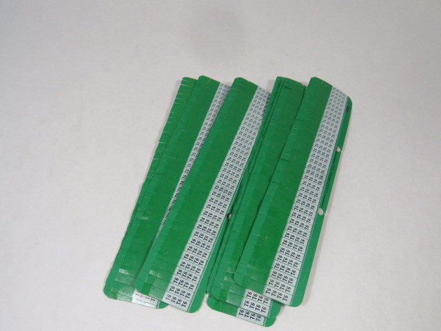 Thomas & Betts T6 Green E-Z-Code Wire Markers Lot of 19  NEW
