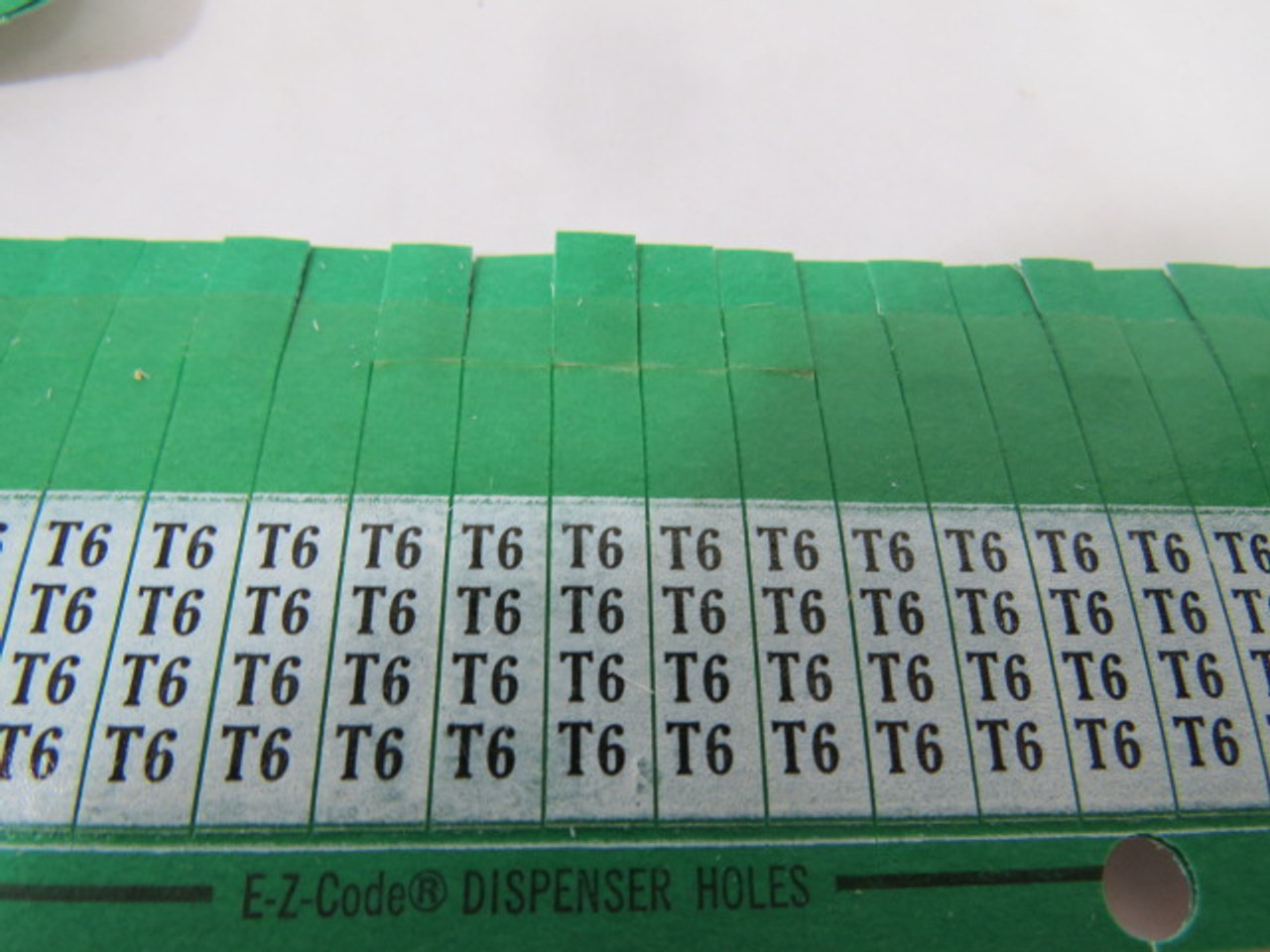 Thomas & Betts T6 Green E-Z-Code Wire Markers Lot of 19  NEW