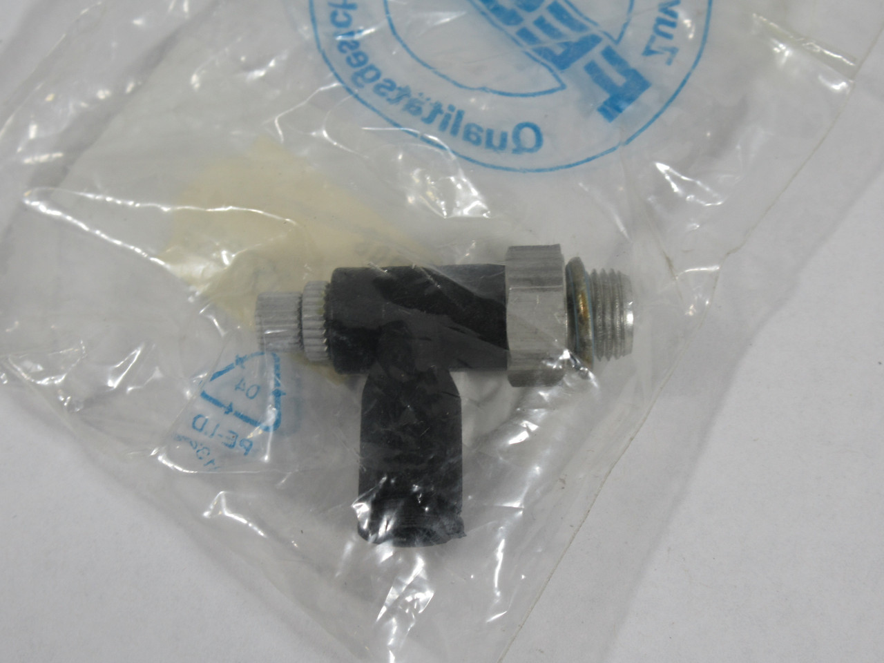 Festo 151885 GRLA-1/8-QS-4 One-Way Flow Control Valve 1/8 NPT 4mm ! NWB !