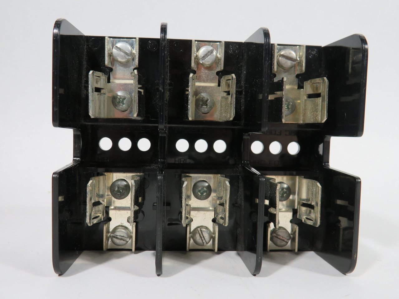 Gould Shawmut 60313J Class J Fuse Block 30A 600V 3-Pole USED