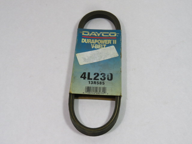 Dayco 4L230 V-Belt 0.5000" Top W 23" Outside Length ! NEW !