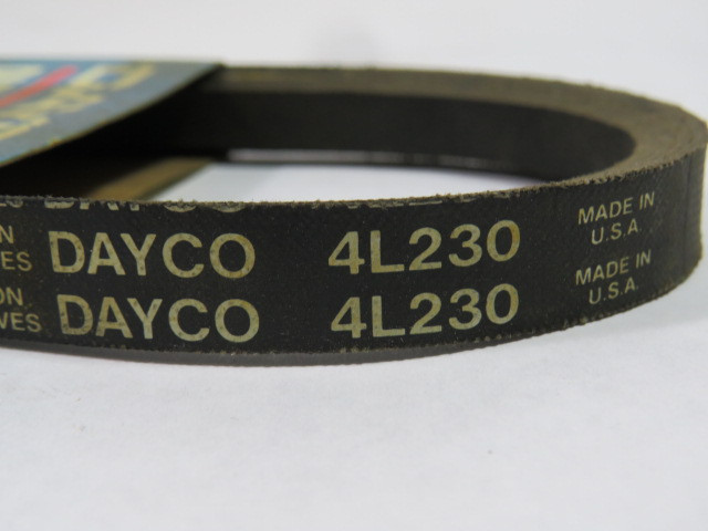 Dayco 4L230 V-Belt 0.5000" Top W 23" Outside Length ! NEW !