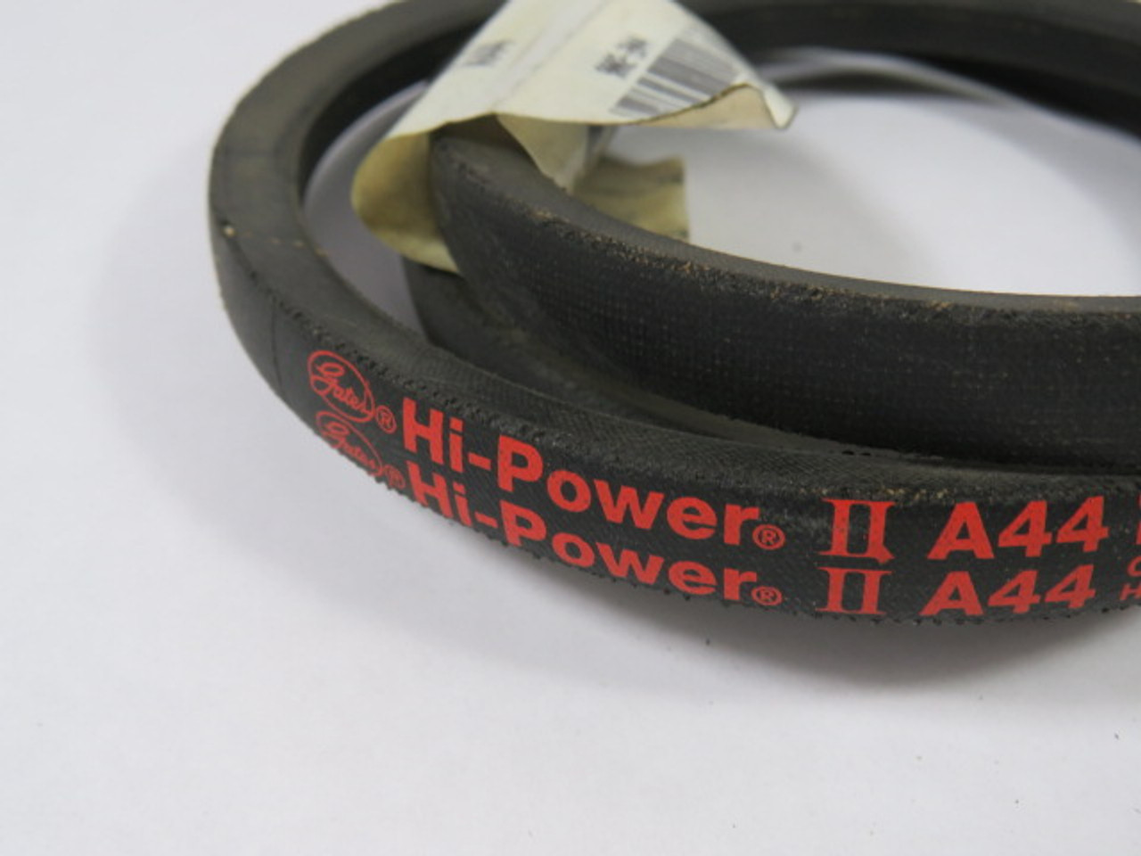 Gates A44 Hi-Power V-Belt 0.5000" Top W 0.3125" H 46" Outside L ! NEW !