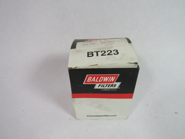 Baldwin BT223 Spin-On Oil Filter 2-29/32" OD 3-1/2"L 8PSID ! NEW !