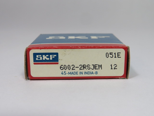 SKF 6002-2RSJEM Deep Groove Radical Ball Bearing 32mmOD 15mmID 9mmW NEW