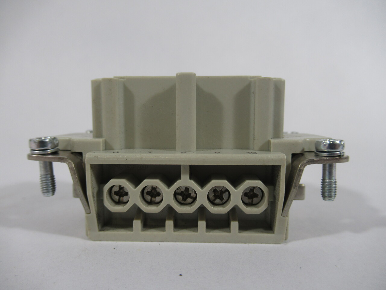 Harting HAN-10E-F-S 09330102601 10 Position Insert 16A 500V 6kV USED