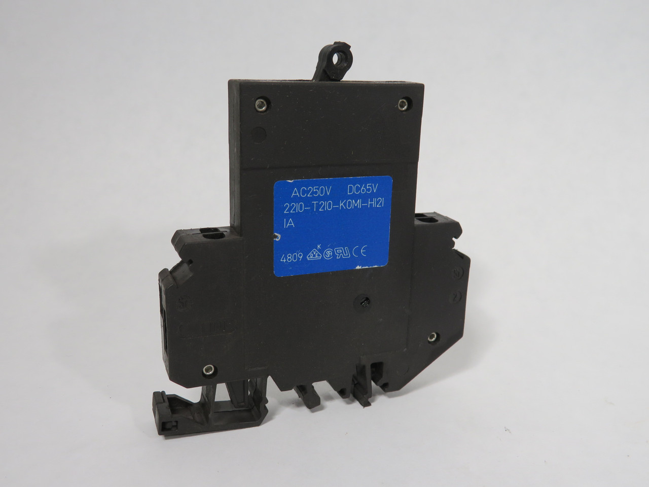 E-T-A 2210-T210-K0M1-H121-1A Circuit Breaker 1A 250V 65VDC 1-Pole USED