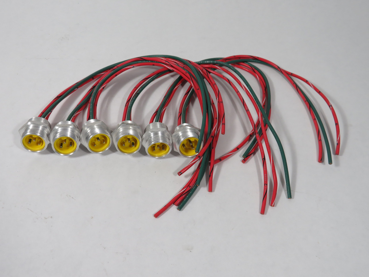 Lumberg RSF30-641/1FT Mini Receptacle Connector 3-Pole 1/2" NPT 12" Lot of 6 NWB