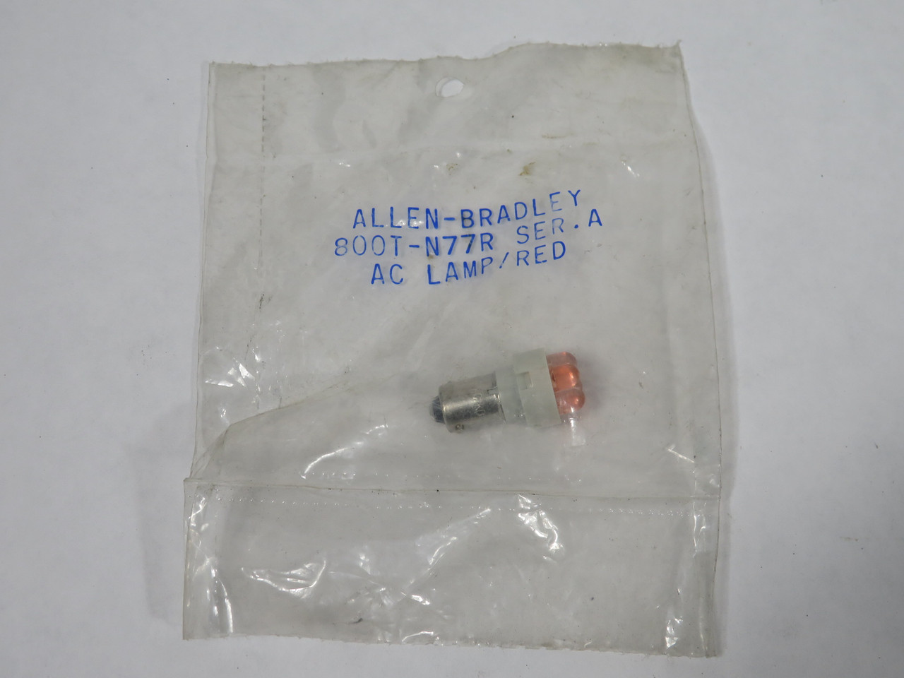 Allen-Bradley 800T-N77R Series A Red Indicator LED Lamp for Push Button NWB