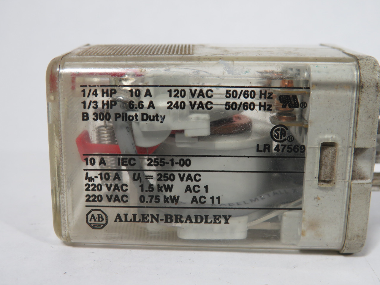 Allen-Bradley 700-HA33A1-1 Series A Plug-In Relay 120V 50/60Hz 10A 11-Pin USED