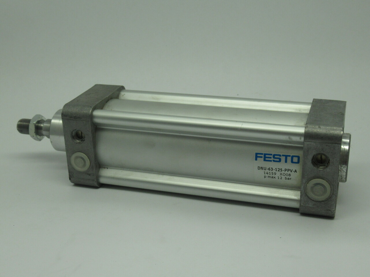 Festo 14159 DNU-63-125-PPV-A Pneumatic Cylinder 63mm D 125mm Stroke USED