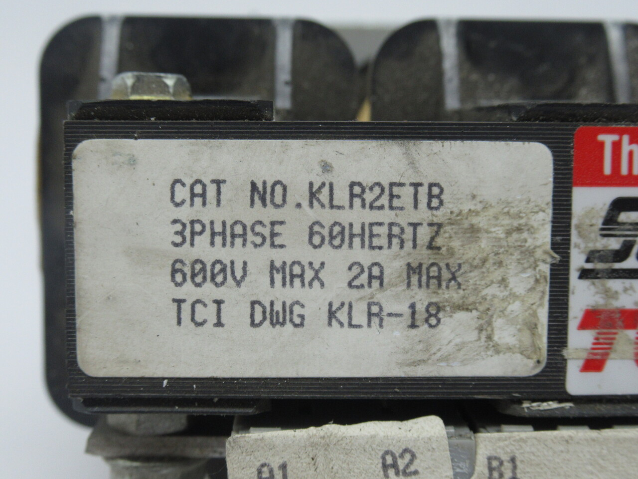 Trans-Coil Inc. KLR2ETB Sine Guard 3 Phase Line Reactor 575V 2A 50/60Hz USED